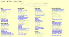 Desktop Screenshot of dbccollectibles.com